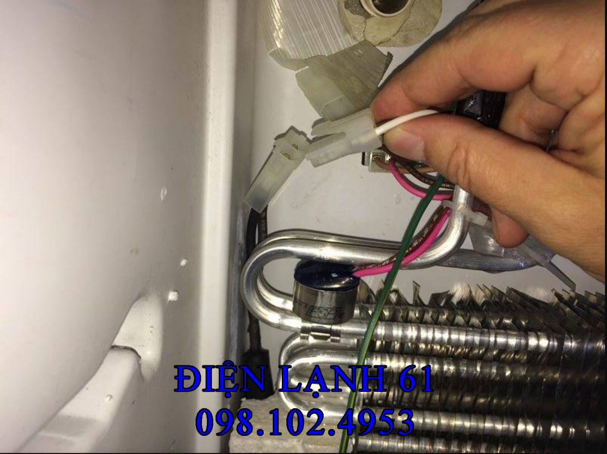 Combo bộ xả đá tủ lạnh bao gồm sò nóng sò lạnh và timer