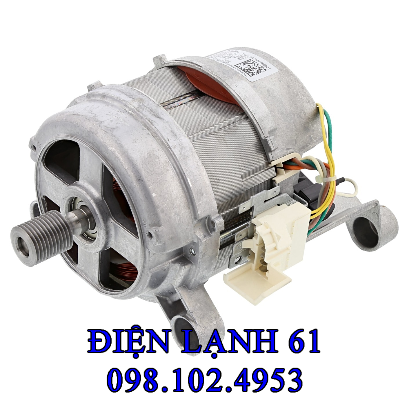 Hình ảnh động cơ máy giặt bị cháy đen cuộn dây đồng