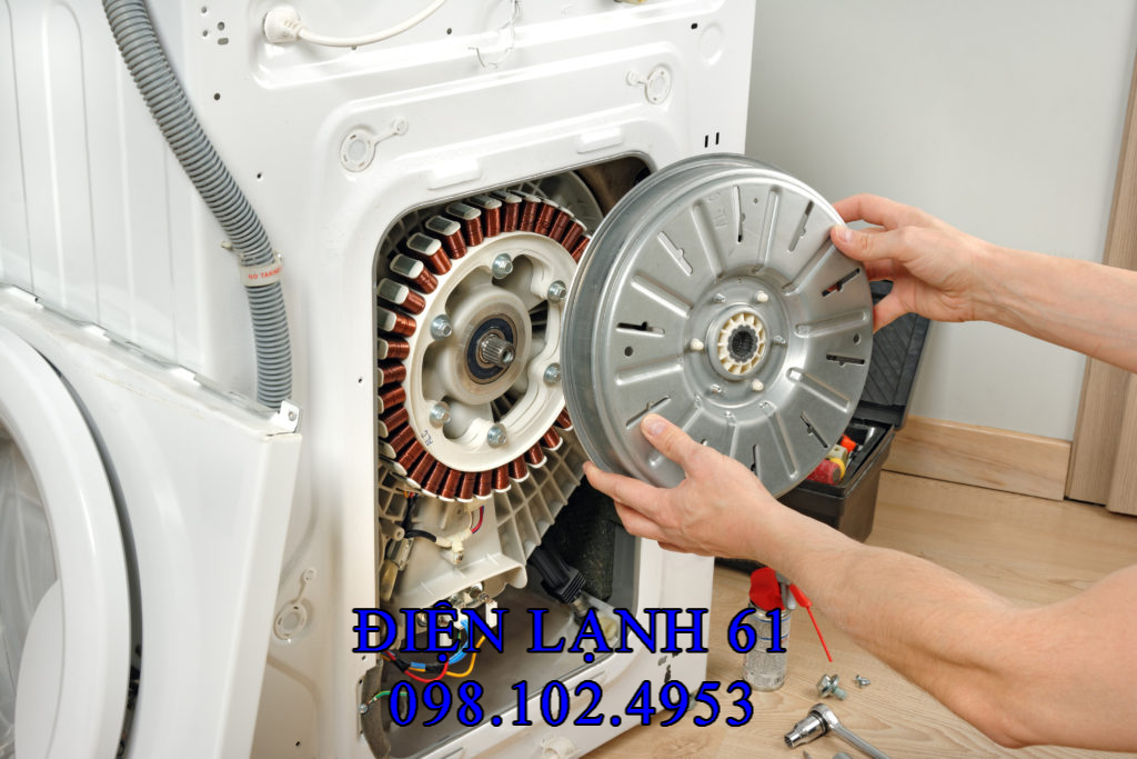 Máy giặt rung lắc dữ dội khi vắt cần thay bi ngay