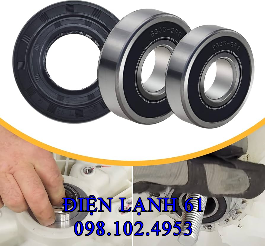 Dấu hiệu máy giặt bị hỏng bạc đạn và vòng bi