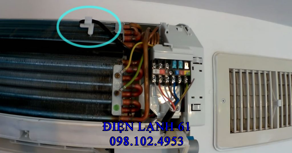 Cấu tạo và vị trí lắp đặt sensor trên dàn lạnh điều hòa