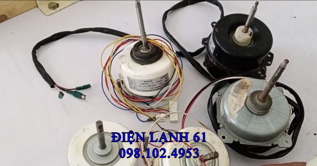Hình ảnh motor quạt dàn nóng và motor quạt dàn lạnh