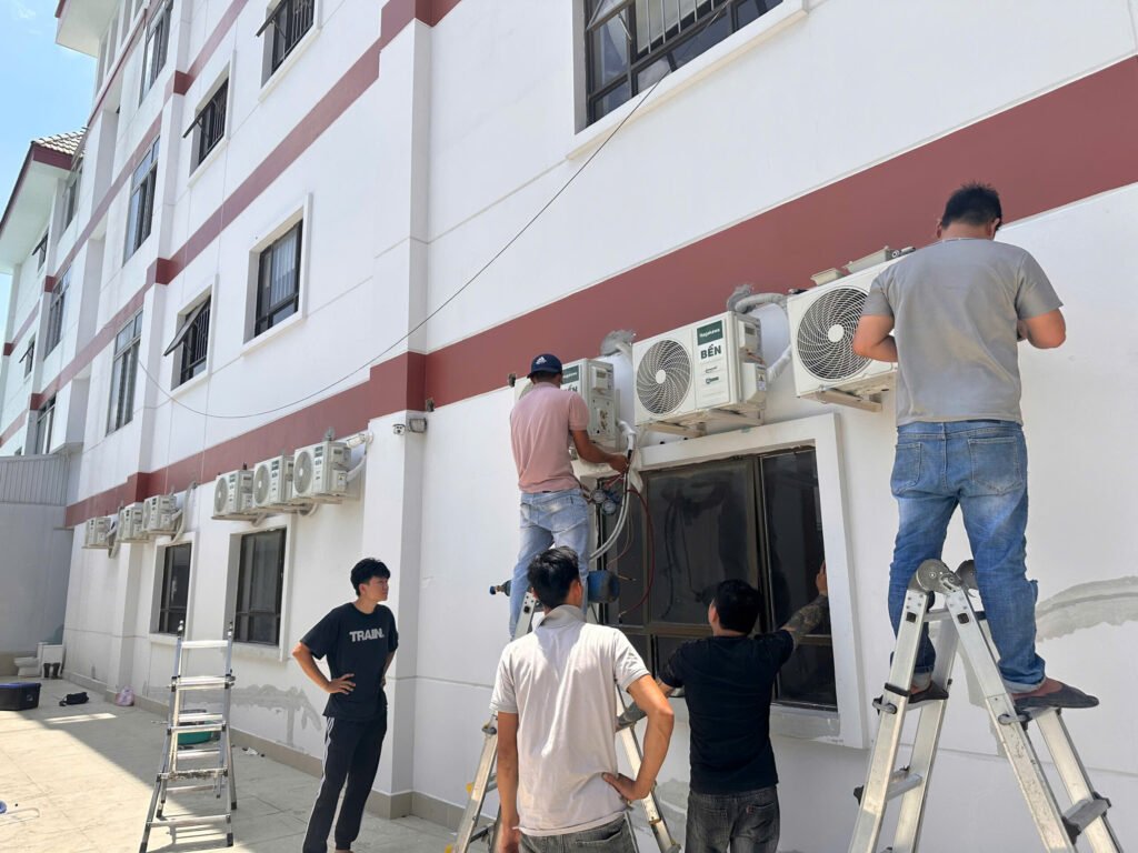 Dịch vụ lắp đặt máy lạnh cho công ty tại Dĩ An chuyên nghiệp