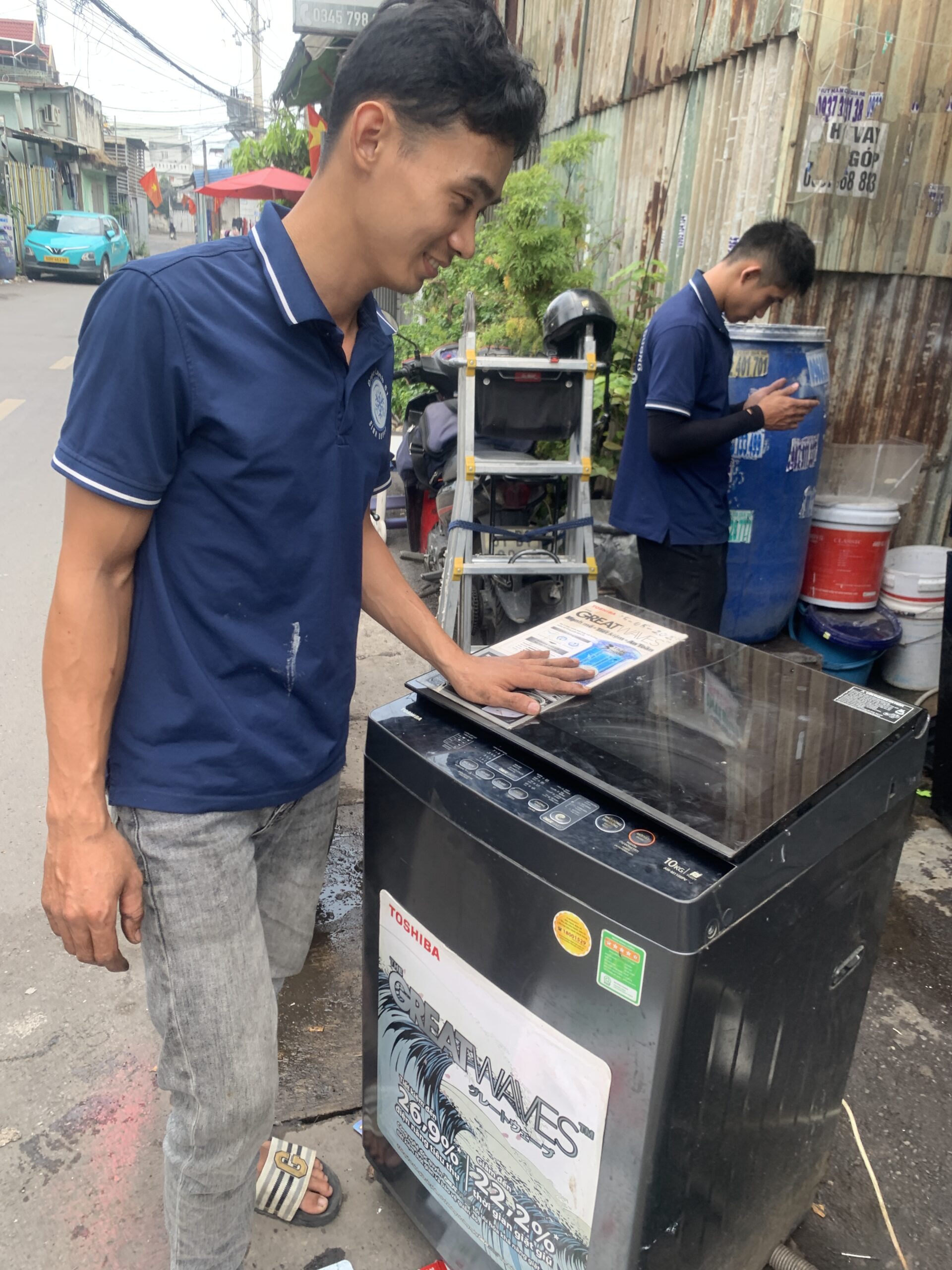  Thợ Điện Lạnh 61 thu mua máy giặt cũ tại nhà Dĩ An