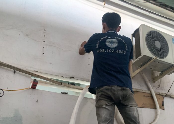 Tháo lắp máy lạnh tại nhà Điện lạnh 61