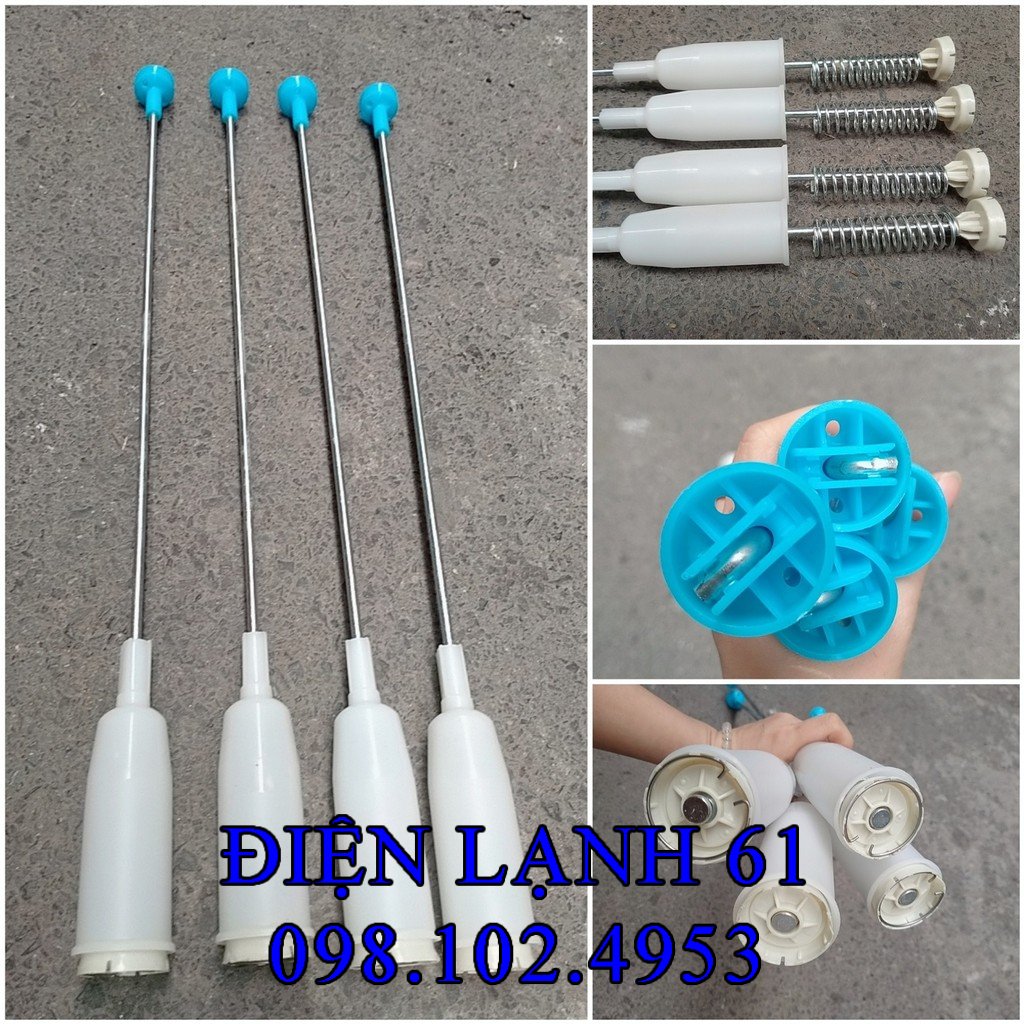 Cấu tạo hệ thống 4 quang treo lồng giặt cửa trên