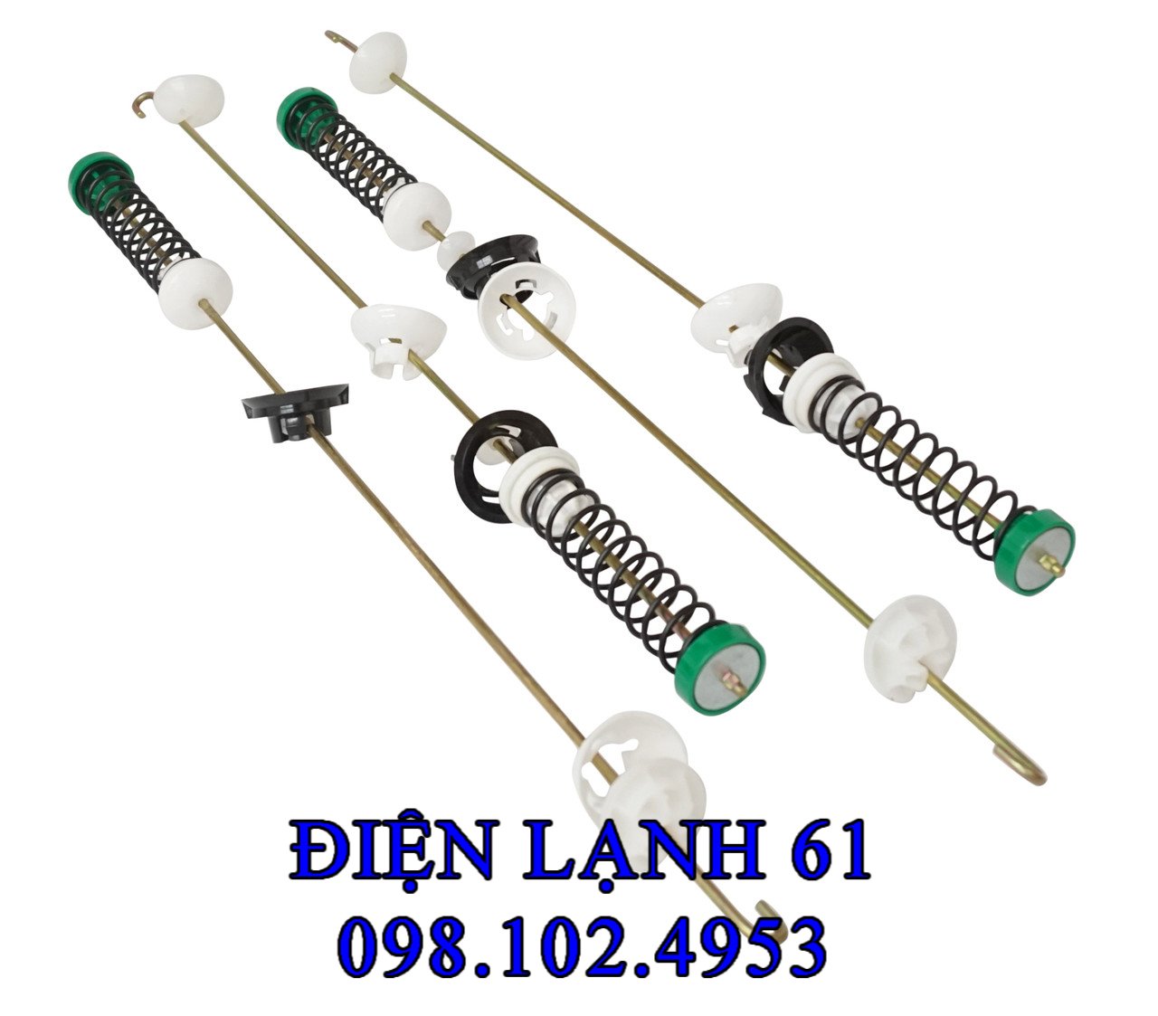Nên thay 4 cây quang treo máy giặt đồng bộ